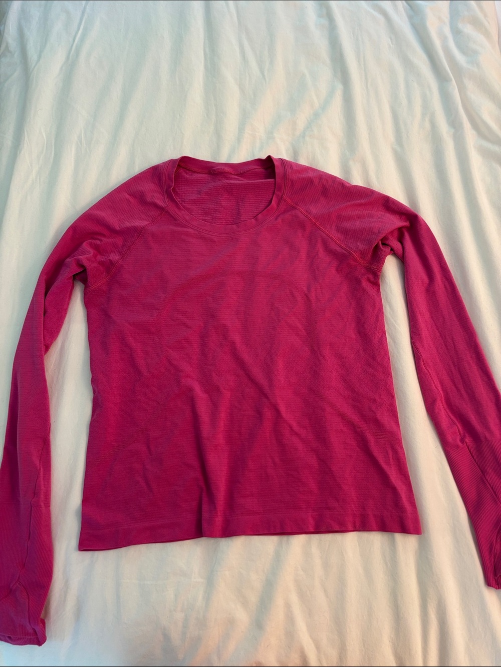 Lululemon Swiftly Tech Long-Sleeve Shirt 2.0 Waist Length - Sonic Pink